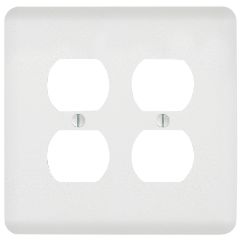 Perry Paintable - 2 Duplex Outlet Wallplate | 635DDW
