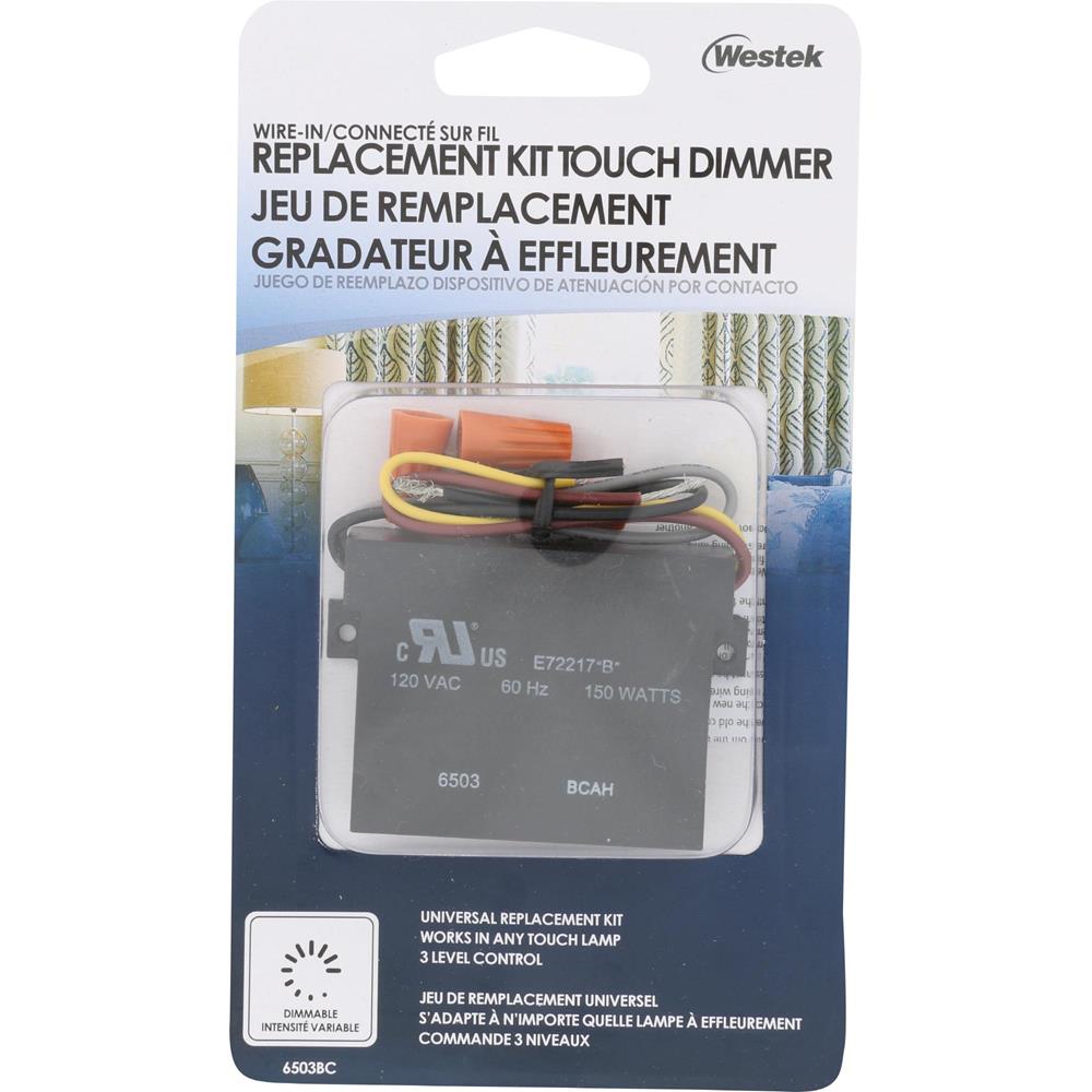 Indoor Wire-In 3-Level Touch Dimmer Replacement | 6503BC