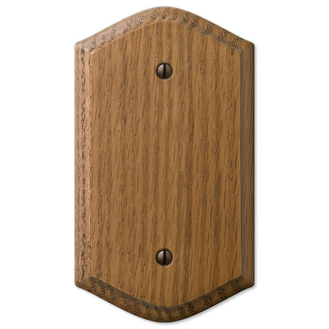 Country Medium Oak Wood - 1 Blank Wallplate | 701B