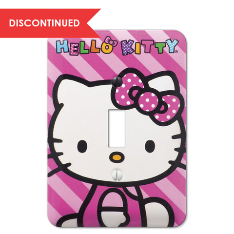 Hello Kitty Steel - 1 Toggle Wallplate | HK1502T
