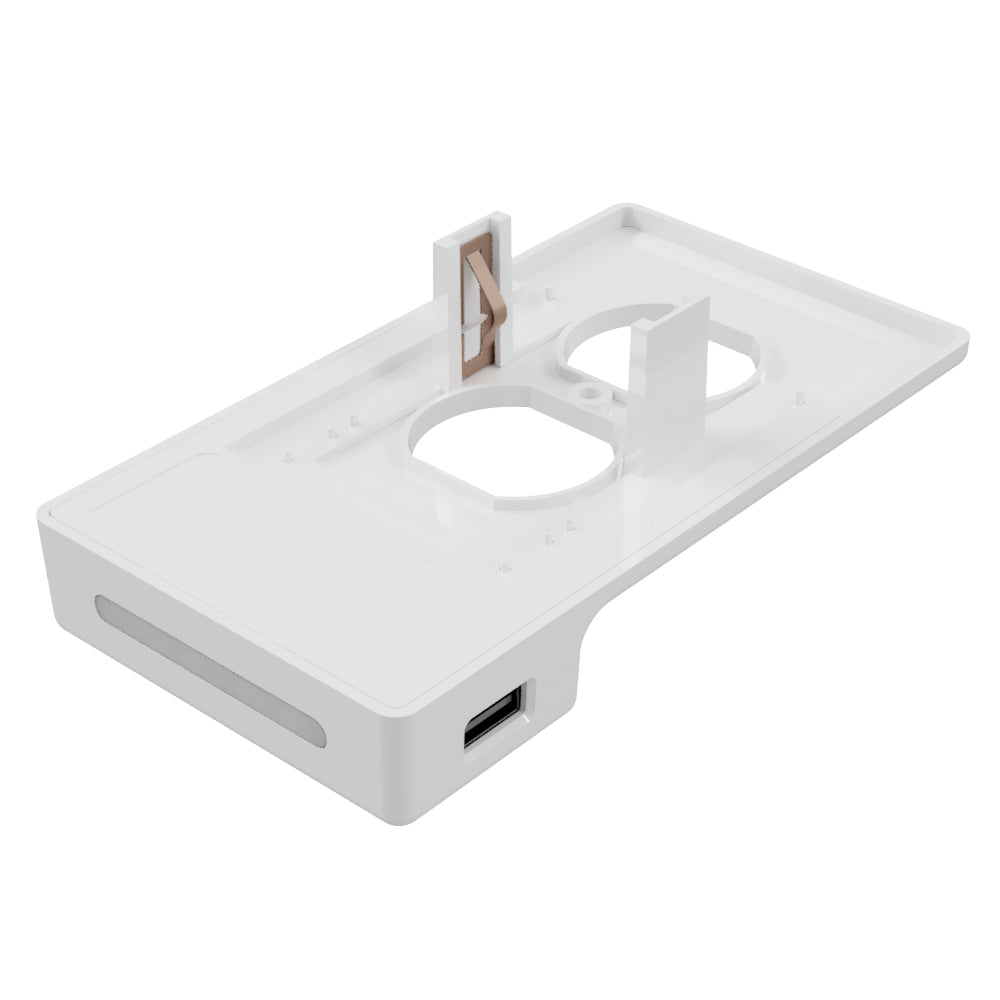 LumiCover Core Classic USB Nightlight Wallplate, White | LCR-UCDO-W