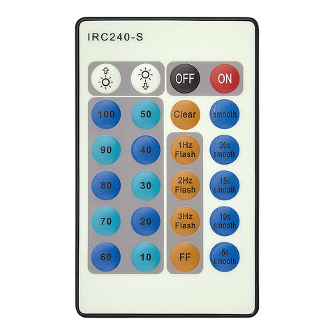24 Key Remote for White Tape Light | LTAPEREMW-T