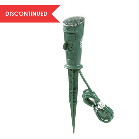 Outdoor Daily Mechanical Timer Stake 3 - Outlet Grounded | TM17DOLB