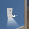 LumiCover Core Classic USB Nightlight Wallplate, White | LCR-UCDO-W
